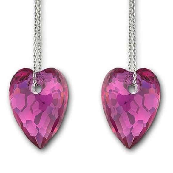 Swarovski Nectar Fushia Pierced Earrings 1076320 - Picture 2 of 5